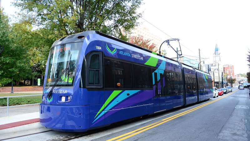 Atlanta’s new streetcar opened at the end of 2014. Photo by Atlanta Streetcar